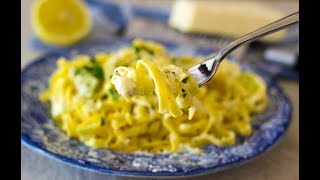 Creamy Leek and Lemon Fettuccine [upl. by Karame]