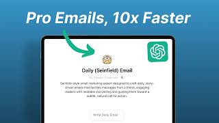 Email Marketing Made Easy with Custom GPTs [upl. by Froemming919]