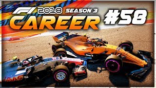 F1 2018 Career Mode Part 58 DISASTER IN THE RACE DO WE HAVE ENOUGH FRONT WINGS [upl. by Robi]