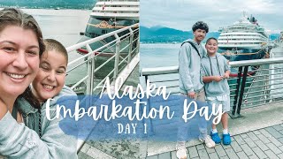 DISNEY ALASKA CRUISE EMBARKATION DAY Disney Wonder 2024 🚢 [upl. by Hanonew131]