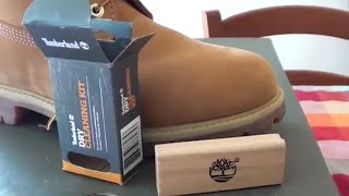 Timberland Dry Cleaning Kit unboxing  review [upl. by Arbe]