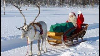 Reno amp Papá Noel 🎅🦌 Los secretos de renos de Santa Claus Laponia Finlandia Rovaniemi Polo Norte [upl. by Nazay]