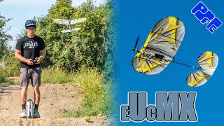 Not Just Another RC Plane Review Following the Eflite Night Vapor on an Electric Unicycle [upl. by Dimmick]