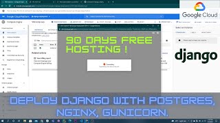 How to Deploy Django on Google Cloud with Postgres Nginx and Gunicorn on Linux  Virtual Machine [upl. by Odnaloy]