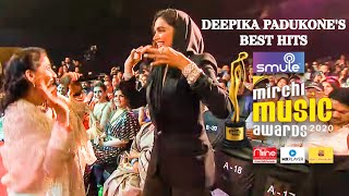 Deepika Padukones Best Bollywood Songs Hits I Smule Mirchi Music Awards 2020 I Extended Video [upl. by Notyarb949]