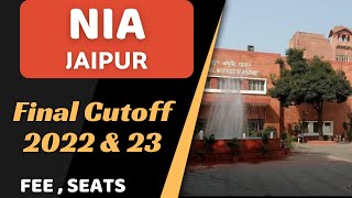 NIA Jaipur BAMS Course Cutoff 2022 and expected Cutoff 2023 Category wise  AYUSH Counselling [upl. by Romy]