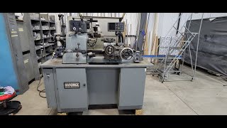 Hardinge HC Chucking Lathe with 2Axis DRO Swing Down Threading Attachment Tooling amp Chucks [upl. by Ocire443]