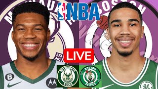 LIVE MILWAUKEE BUCKS vs BOSTON CELTICS  NBA  PLAY BY PLAY  SCOREBOARD [upl. by Ebonee937]