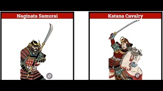 Total War SHOGUN 2 1vs1 Naginata Samurai vs Katana Cavalry [upl. by Ahseym]