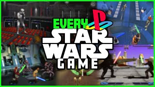 Examining Every Star Wars Game on the Sony PlayStation PS1 [upl. by Alejandrina87]