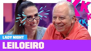 Leiloeiro  Entrevista com Especialista  Lady Night  Humor Multishow [upl. by Eenitsed]