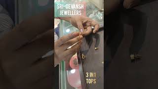 3 in one gold topsdailyvlog daimond jewellery gold goldjewellery shorts nizamabad [upl. by Mharg602]