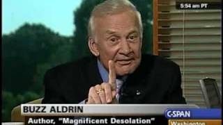 CSPAN Buzz Aldrin Reveals Existence of Monolith on Mars Moon [upl. by Anilrac682]