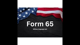 E•C•𝐋 t Comprehension Skills for Military English Training  Proficiency Test No 65 [upl. by Aihsenal802]