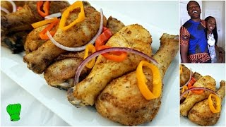 OVEN BAKED CHICKEN RECIPE  Nigerian Food Video [upl. by Novert]