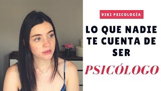 Lo que nadie te dice de ser PSICOLOGO PSICOLOGIA [upl. by Subocaj548]