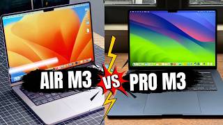 Macbook Air M3 vs Macbook Pro M3 [upl. by Arodoeht9]