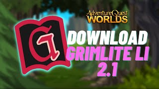 AQW BOT HOW TO DOWNLOAD GRIMLITE LI 21 GRIMOIRE  GRIMLITE LI 21 BOT [upl. by Allwein]