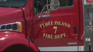 Tybee Fire medical license lapsed Chatham EMS providing for community [upl. by Ahseiuqal209]