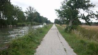 Canal Du Garonne France  Cycling [upl. by Eiknarf195]