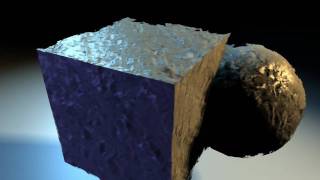 Blender test Simple parallax mapping through composite and material nodes only [upl. by Burrow]