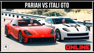 GTA Online Pariah vs Itali GTO  самый быстрый спорткар [upl. by Etteval76]