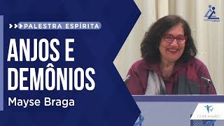 Mayse Braga  ANJOS E DEMÔNIOS PALESTRA ESPÍRITA  com Tradução para LIBRAS [upl. by Anauqat]