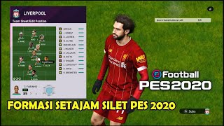 PES 2020 FORMASI TERBARU PALING TAJAM LIVERPOOL FC YANG PERLU DI COBA [upl. by Molton]