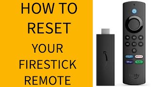 How To Reset Your Firestick Remote [upl. by Yemrej]