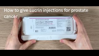 How to give a lucrin injection [upl. by Nets]