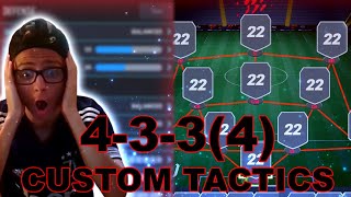 THE BEST 433 4 CUSTOM TACTICS IN FIFA 22 [upl. by Emmit461]