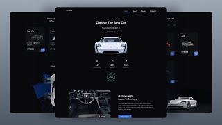 🚘 Create a Responsive Car Website Design Using HTML CSS amp JavaScript [upl. by Ayal]