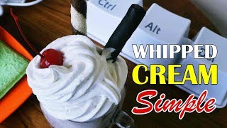 Membuat Whipped Cream Sendiri Dengan Mudah [upl. by Garnett]