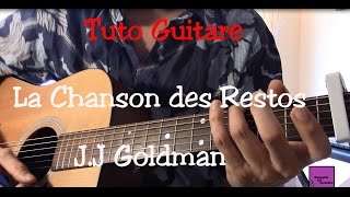 Cours de guitare  La Chanson des restos du coeur  Jean Jacques Goldman [upl. by Aniar672]