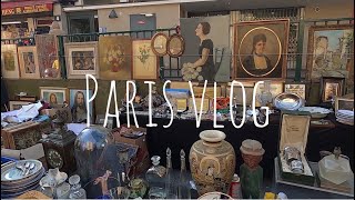 Paris Vlog 방브 벼룩시장 몽마르트 언덕 빈티지 마켓 투어 파리 주말 일상 브이로그 빈티지 그릇 구매 Les puces de Vanves Montmartre [upl. by Kehoe238]