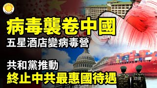 😱病毒襲卷中國 五星飯店慘變「病毒感染營」💸共和黨推動「終止中國最惠國待遇」🛑 「情況前所未見」 美司法部禁止起訴現任總統🍼 「生的不是孩子，是人質」 四川群聊記錄上熱搜 【阿波羅網FT】 [upl. by Niklaus]