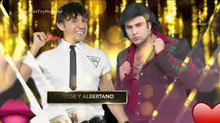 Nosotros los guapos El victor y Albertano premio tv novelas 2018 [upl. by Asilanom]