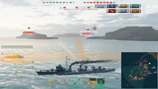 World of Warships  Orage in Mode Shuffle  173403 damage  Triple Kill  Lose [upl. by O'Brien]