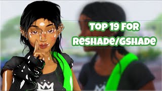 Top 19 For ReshadeGshade Presets To Enhance Your Sims 4 [upl. by Ymmas]