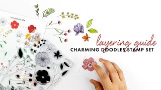 Altenew Layering Video  Charming Doodles [upl. by Vinson279]