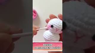 2 formas de añadir rubor a tus amigurumis crochet amigurumis manualidades hechoamano [upl. by Nalyad]