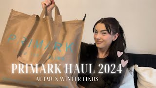 HUGE PRIMARK HAUL 2024 WINTERAUTUMN FINDS [upl. by Herzen]