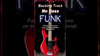 shorts ► Funk Backing Track for bass get your groove on Subscribe for more backingtrack [upl. by Spearman19]