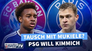 FC Bayern bietet für Ouédraogo – PSG will Kimmich verpflichten  TRANSFERMARKT [upl. by Atiuqahs]