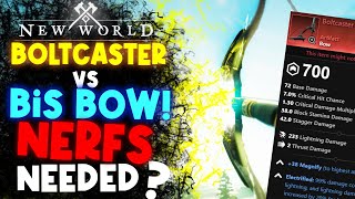 Why Boltcaster Is Even STRONGER Than You Think New Bow Artifact vs Syncretic Bow ⚔️New World [upl. by Spracklen390]