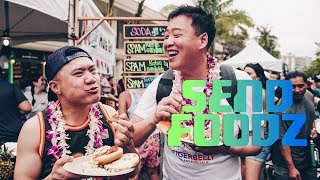 Waikiki Spam Jam Send Foodz w Timothy DeLaGhetto amp David So [upl. by Demott]