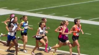 Isabella Fauria  2016 USATF National Junior Olympics  1314G 1500M [upl. by Lincoln]