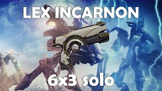 Warframe  Lex Prime Incarnon No Riven 6x3 Eidolon Solo [upl. by Aivatnuahs]