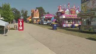 St Charles County Fair remains open despite the sweltering heat [upl. by Avlasor]