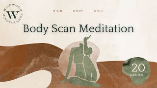 20 Minute Body Scan Meditation No Music [upl. by Ainesej42]